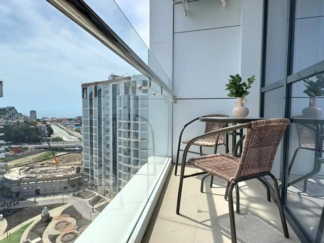 Фотография номера квартиры Апартаменты Яркая Студия с Видом на Море