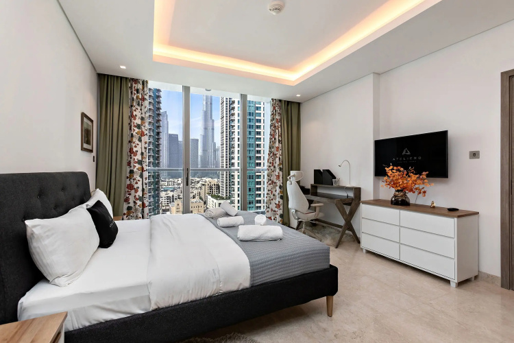 Sterling 1BR with Burj Khalifa View Apartments