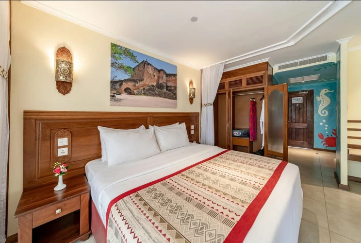 Deluxe Family room with balcony and with view