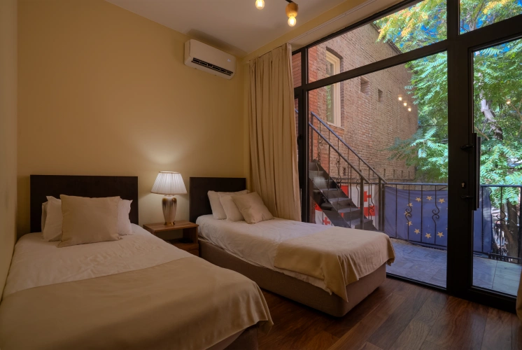 Standard Double room with courtyard view