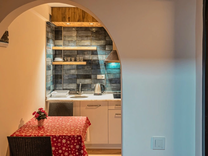 Apartment with balcony and with mountain view