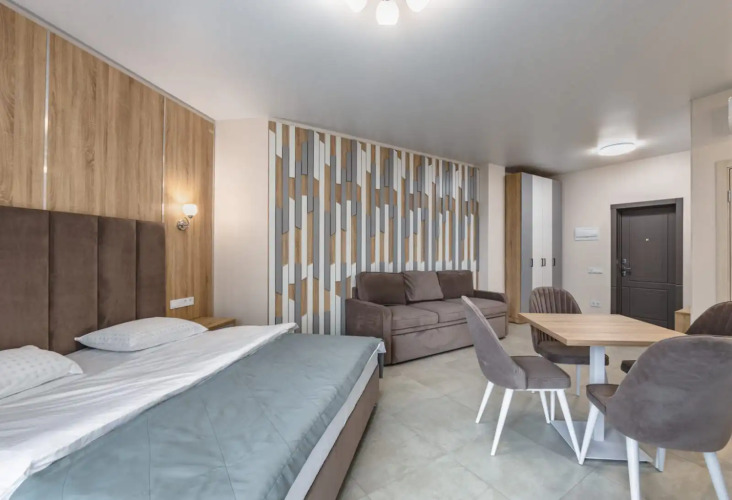 Фотография номера квартиры Квартира Студия от УК Family Pride Apartments 2 этаж кв. 12