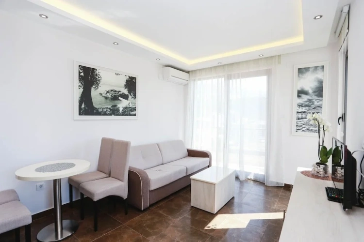 Apartment with balcony and with view