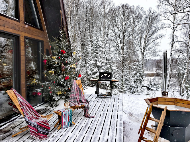 Фотография номера Коттеджа Частный Дом в лесу и никаких соседей