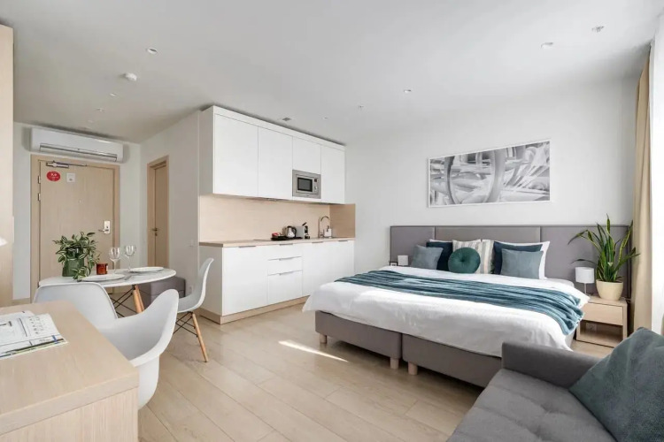 Фотография номера квартиры Апартаменты Family Apartment с панорамным видом на город