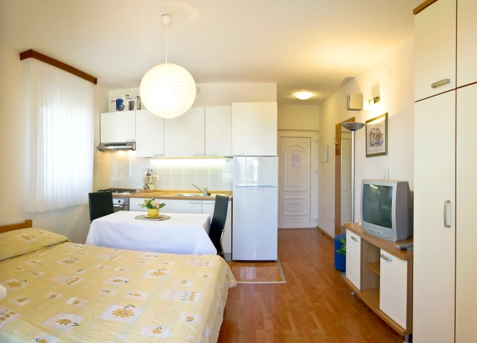 Studio with balcony and with view
