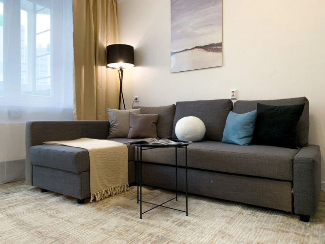 Фотография номера квартиры Апартаменты Добрый Дом Рядом С ТРЦ Остров