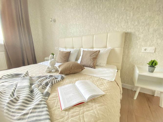 Фотография номера квартиры Апартаменты 1-комн квартира 41 кв.м. В ЦЕНТРЕ ул. Полежаева д.92