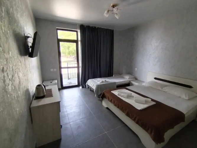 Standard Triple room with balcony and with view