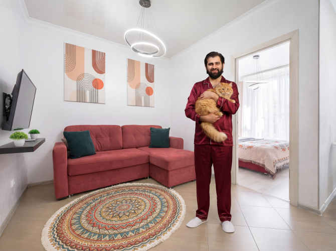 Фотография номера квартиры Апартаменты Bolshoi by Roomers 1409