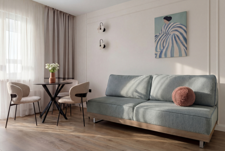 Фотография номера квартиры Квартира у парка Краснодар с парковкой и круглосуточным заселением