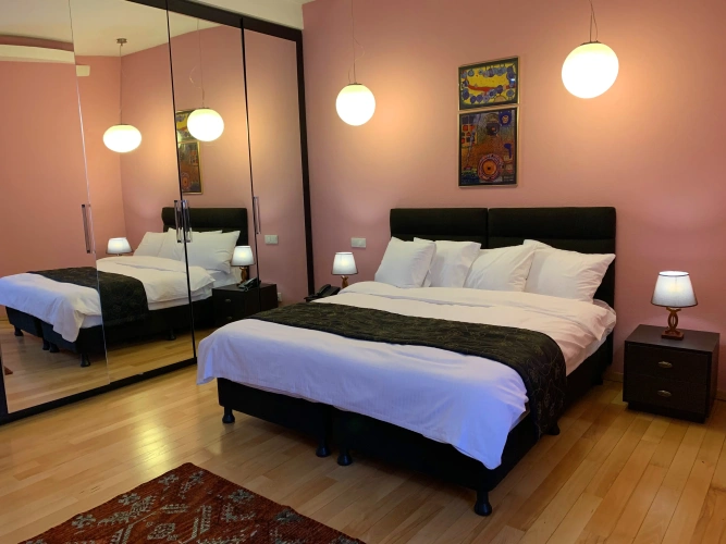 Deluxe Twin room with balcony and with view