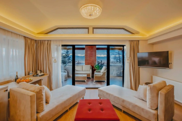 Deluxe Double Apartment with balcony and with view
