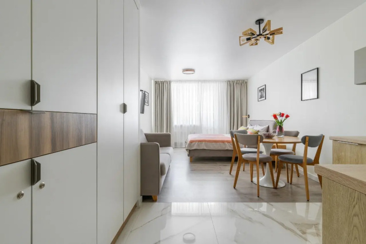 Фотография номера квартиры Апартаменты на Большеохтинском 15к2 1