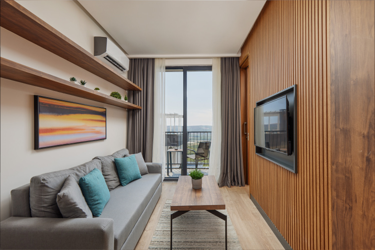 Deluxe Double room with balcony and with view