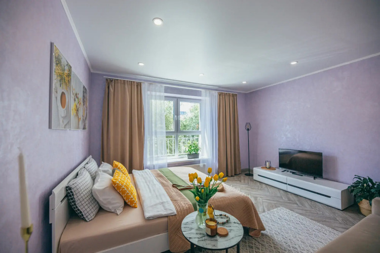 Фотография номера квартиры Апартаменты на Рыбной Деревне в Новом доме