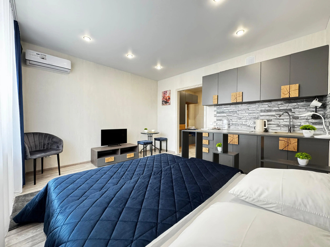 Фотография номера квартиры Квартира Студия с Евроремонтом в Центральном Районе Города