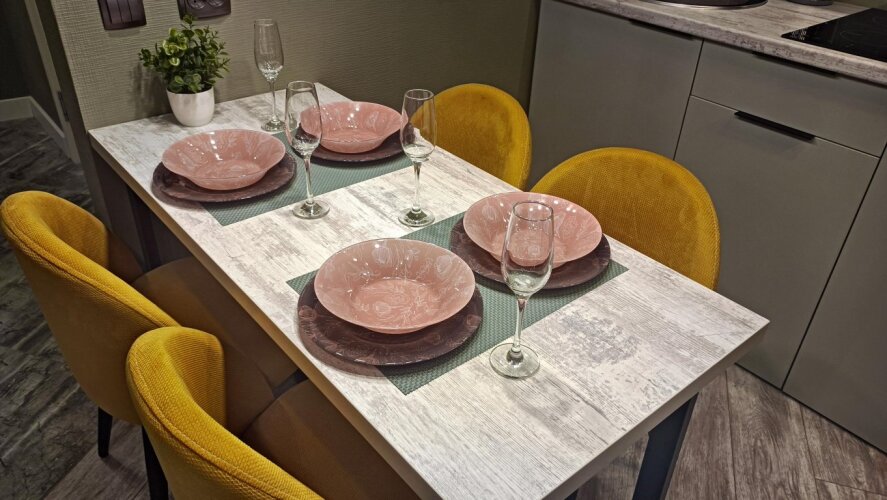 Фотография номера квартиры Апартаменты Time for Moments евродвушка