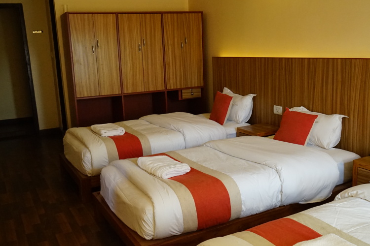 Deluxe Triple room with balcony and with view