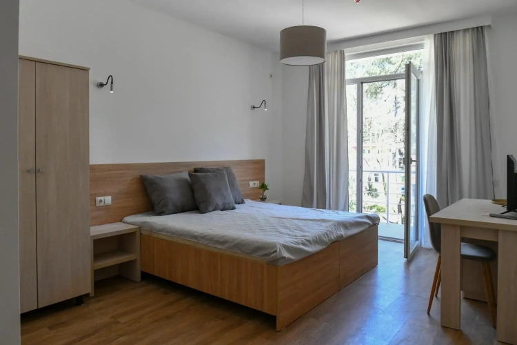Standard Twin room with balcony and with view