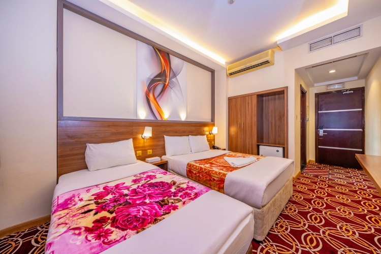 Standard Twin room with balcony and with view