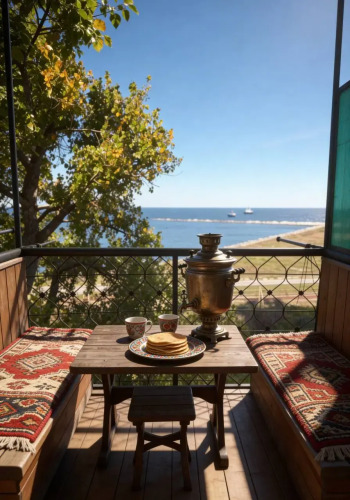 Фотография номера квартиры Квартира у пляжа с видом на море