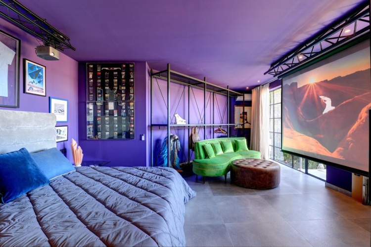 Cinema and Mattress Tempur Double room with balcony and with view