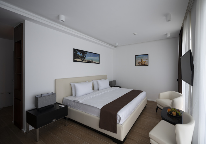 Apartment with balcony and with view