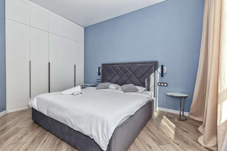 Фотография номера квартиры Апартаменты люксовая евродвушка рядом с Экспо