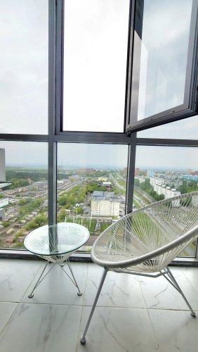Фотография номера квартиры Квартира Уютная студия на 24 этаже с панорамным видом