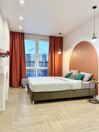 Фотография номера квартиры Апартаменты Квартира с панорамными окнами у Финского залива сети 4flats