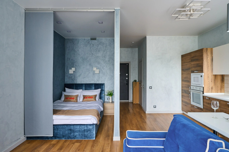 Фотография номера квартиры Апартаменты KeyGo #1009 Студия рядом с МЦК Ростокино