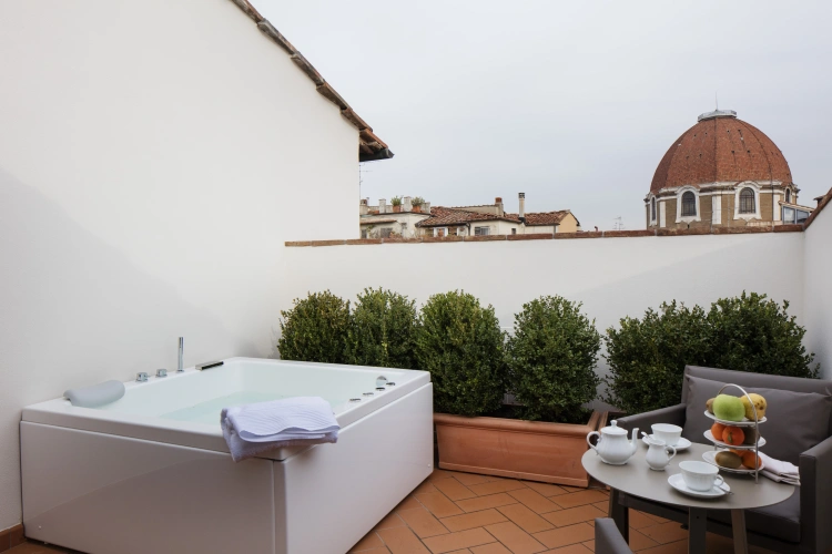 Terrace and Private Jacuzzi Suite