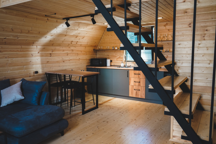 Cottage with balcony