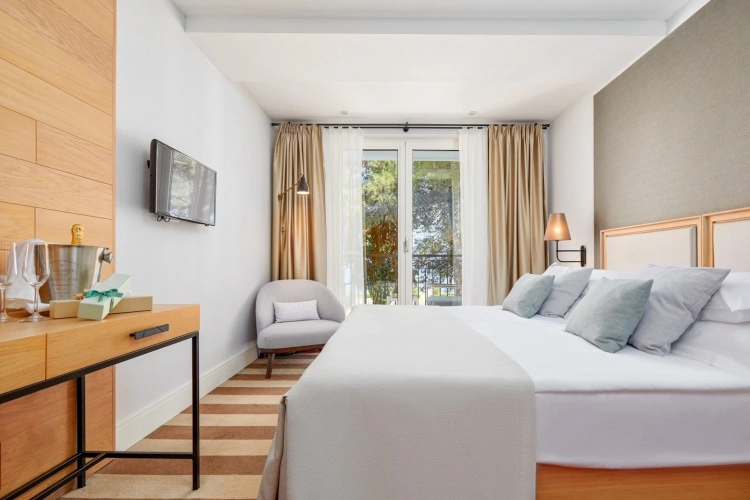 Standard Double room with partial sea view