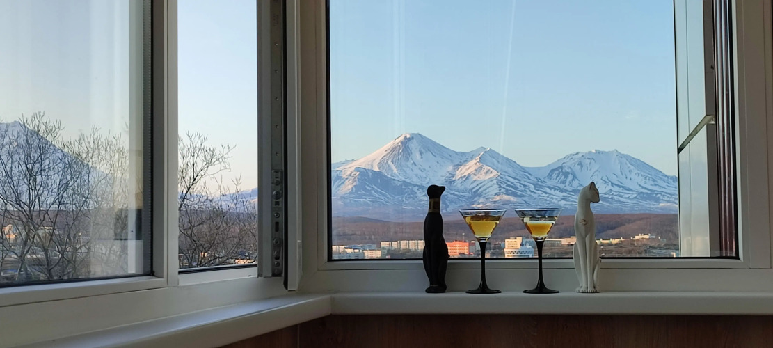 Фотография номера квартиры Квартира Уютная с видом на вулканы