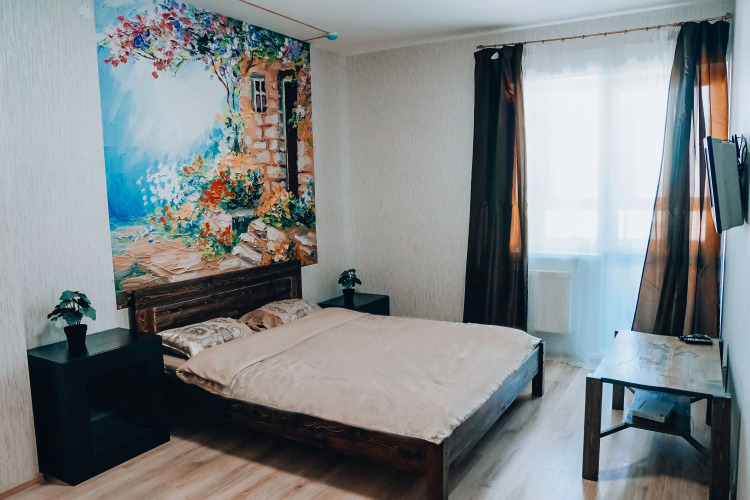 Фотография номера квартиры Современная Евро Двухкомнатная Квартира в центре города с шикарным видом