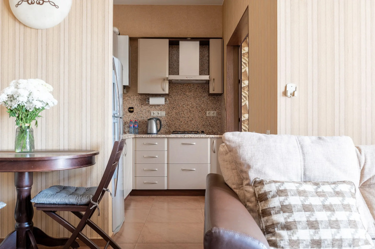 Фотография номера квартиры Апартаменты Red Apartments Дмитриевой Карелия