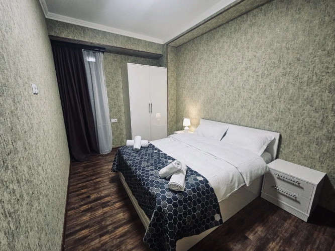 Фотография номера квартиры Квартира в центре с 1 спальней и кухней-гостиной 6 этаж