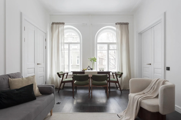 Фотография номера квартиры Апартаменты Дизайнерская Двушка в Самом Центре