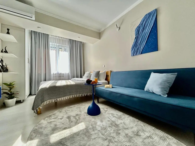 Фотография номера квартиры Апартаменты Studio Indigo уют и стиль в центре города