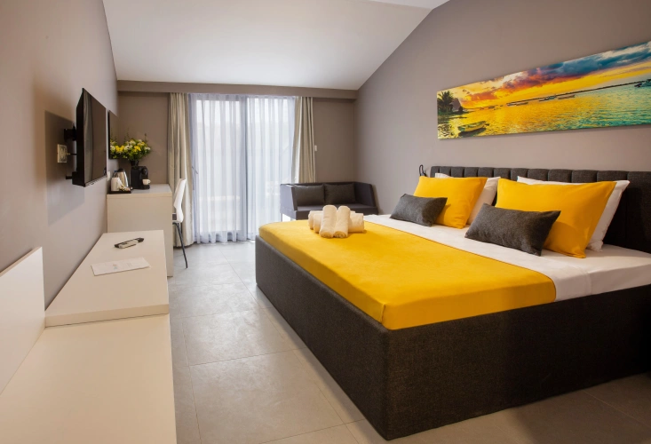 Deluxe Double room with balcony and with view