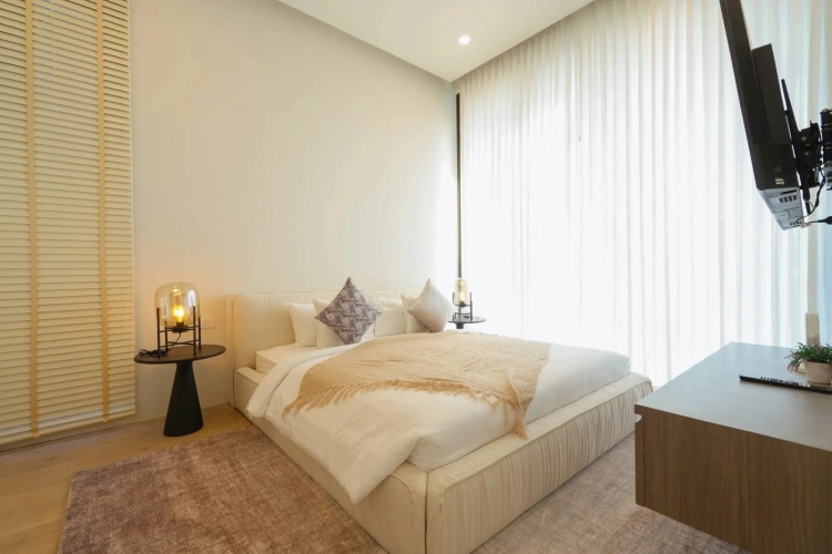 2 Bedrooms Luxury Double Villa with balcony and with garden view