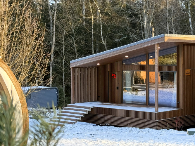 Фотография номера Коттеджа Частный дом с баней Лесной