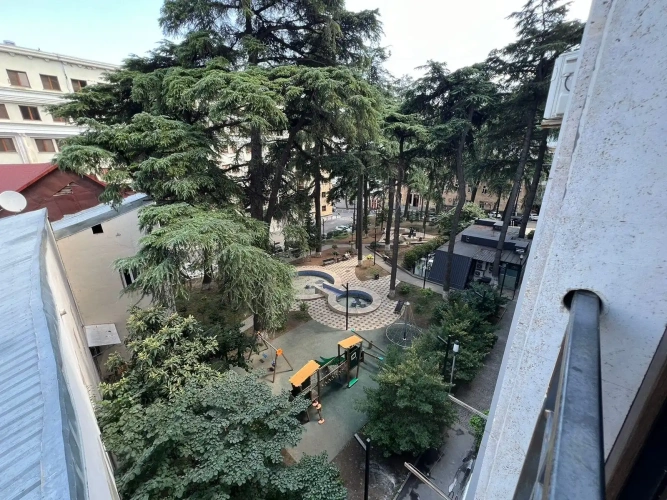 Outside