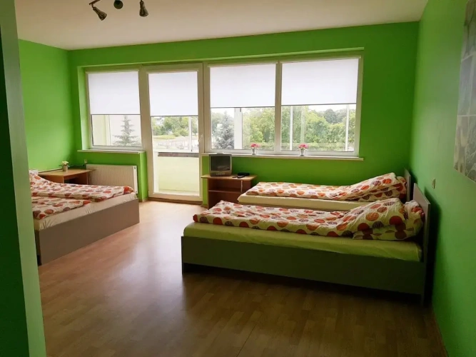 Standard Sextuple room with balcony and with view