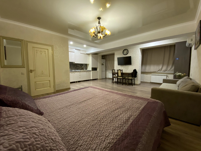 Фотография номера квартиры Апартаменты Студия в новостройке на первом этаже