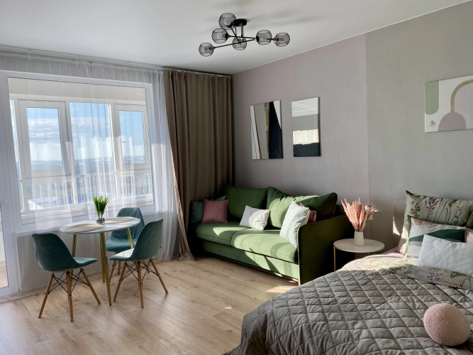 Фотография номера квартиры Квартира Уютная студия, Золотистый бульвар 17