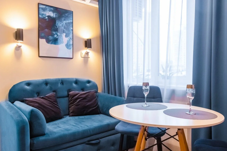 Фотография номера квартиры Апартаменты Уютная студия, Отличное расположение, Центр, достопримечательности