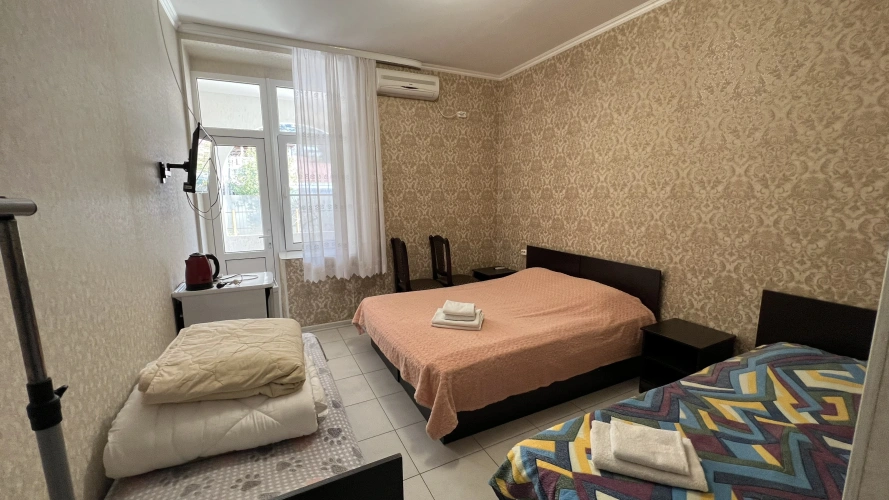 Standard Quadruple room with balcony